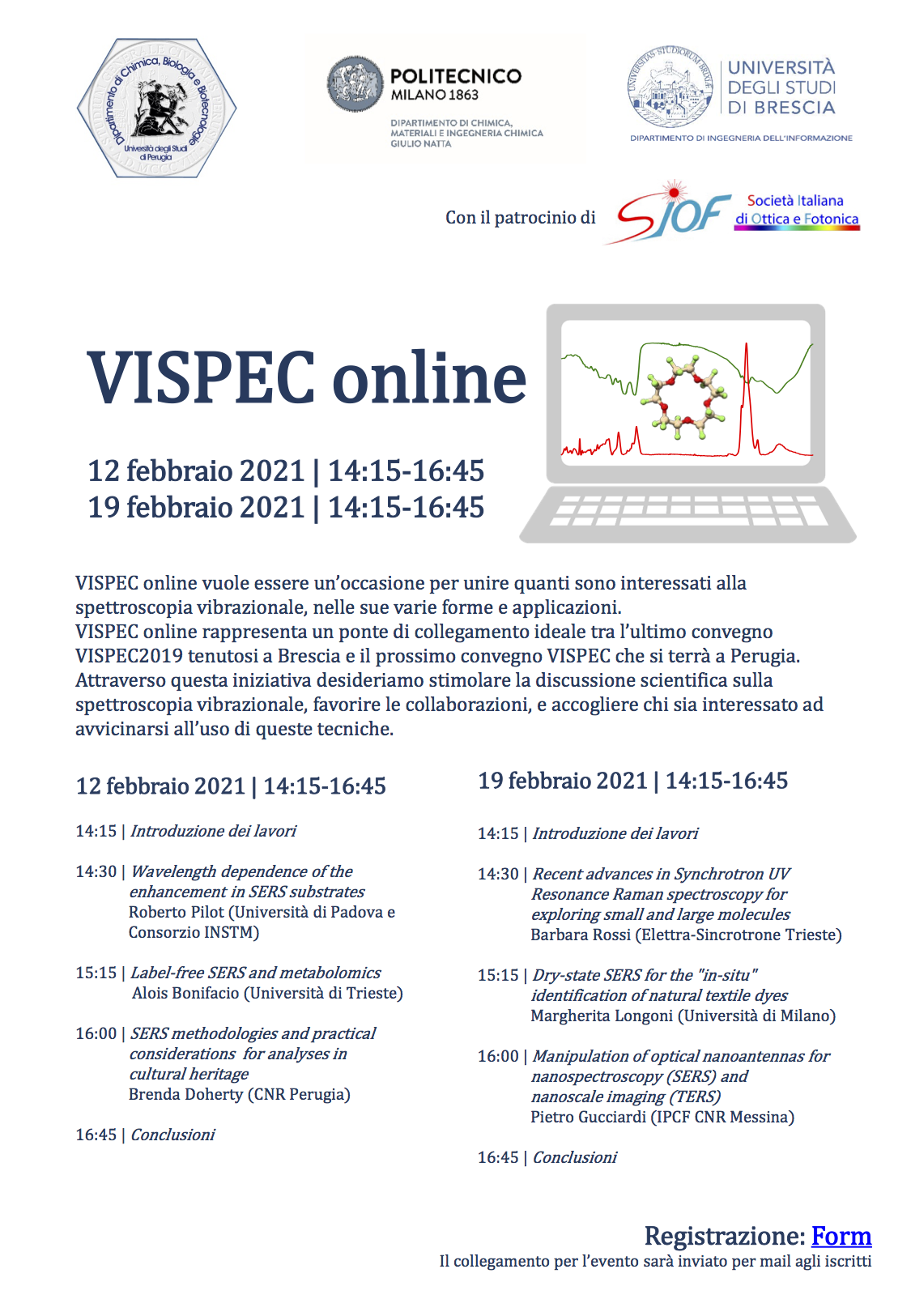 VISPEC online Locandina ITA